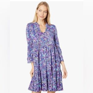 Lilly Pulitzer Alaina swing dress-purple berry